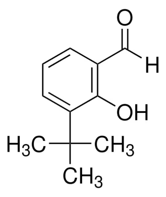3-TERT-BUTYL-2-HYDROXYBENZALDEHYDE structure, CAS 24623-65-2