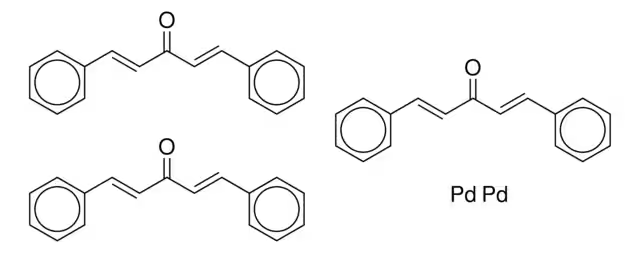 Tris(dibenzylideneacetone)dipalladium structure, CAS 52409-22-0