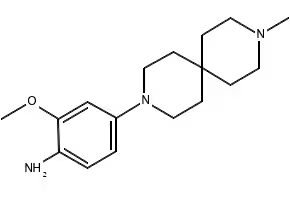3-(3-bromopyridin-2-yl)-3,9-diazaspiro[5.5]undecane structure, CAS 1026036-57-6