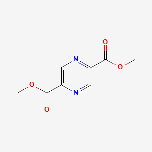 2,5-Pyrazinedicarboxylicacid,dimethylester structure, CAS 13051-89-3