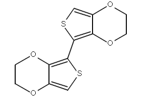 5,5'-Bithieno[3,4-b]-1,4-dioxin,2,2',3,3'-tetrahydro- structure, CAS 195602-17-6