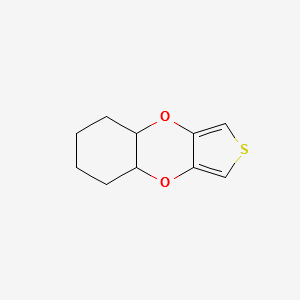 Thieno[3,4-b][1,4]benzodioxin,4a,5,6,7,8,8a-hexahydro structure, CAS 552857-01-9