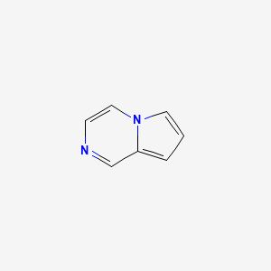 Pyrrolo[1,2-a]pyrazine structure, CAS 274-45-3
