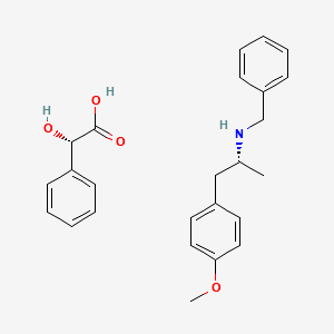 N-benzyl-1-(4-methoxyphenyl)propan-2-amine structure, CAS 188690-84-8