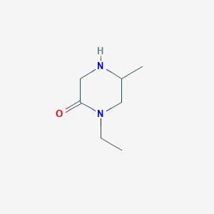 1-ethyl-5-methylpiperazin-2-one structure, CAS 1000577-11-6
