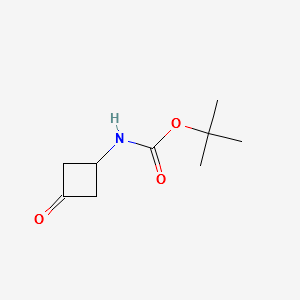 3-(tert-Butyloxycarbonylamino)cyclobutan-1-one structure, CAS 154748-49-9