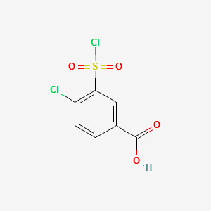 4-chloro-3-chlorosulfonylbenzociacid structure, CAS 2494-79-3
