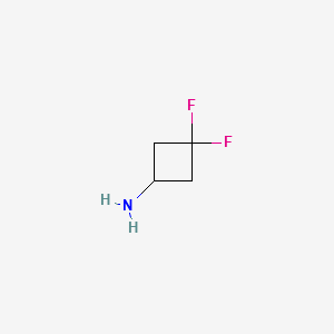 3,3-Difluorocyclobutanamine structure, CAS 791061-00-2