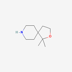 1,1-dimethyl-2-oxa-8-azaspiro[4.5]decanehydrochloride structure, CAS 374794-98-6