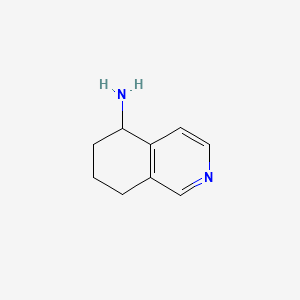 5,6,7,8-tetrahydroisoquinolin-5-amine structure, CAS 502612-43-3