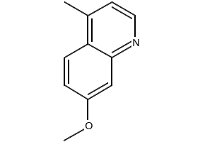 7-methoxy-4-methylquinoline structure, CAS 6238-12-6