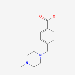 methyl4-((4-methylpiperazin-1-yl)methyl)benzoate structure, CAS 314268-40-1