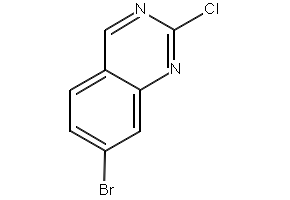 7-Bromo-2-chloroquinazoline structure, CAS 953039-66-2