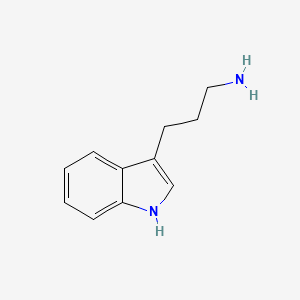 (1H-Indol-3-yl)-1-propanamine structure, CAS 6245-89-2