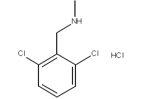 (2,6-Dichlorobenzyl)methylaminehydrochloride structure, CAS 90389-15-4