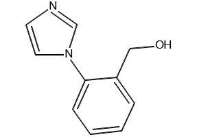 (2-Imidazol-1-yl-phenyl)methanol structure, CAS 25373-56-2