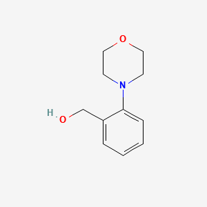 (2-Morpholin-4-yl-phenyl)methanol structure, CAS 465514-33-4