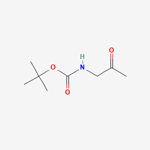 (2-Oxopropyl)carbamicacidtert-butylester structure, CAS 170384-29-9