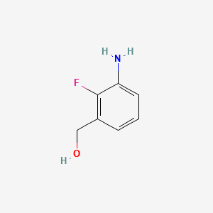 (3-Amino-2-fluorophenyl)methanol structure, CAS 1051899-73-0