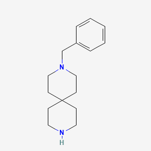 3-benzyl-3,9-diazaspiro[5.5]undecane structure, CAS 189333-49-1