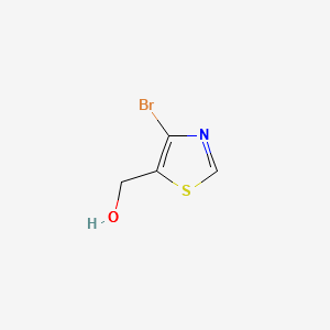 (4-Bromothiazol-5-yl)methanol structure, CAS 262444-15-5