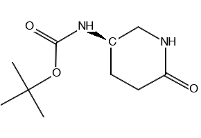 (S)-tert-butyl6-oxopiperidin-3-ylcarbamate structure, CAS 1228566-94-6