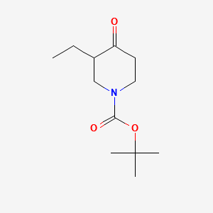 tert-Butyl3-ethyl-4-oxopiperidine-1-carboxylate structure, CAS 117565-57-8