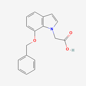 (7-Benzyloxyindol-1-yl)aceticacid structure, CAS 914349-77-2