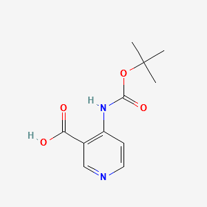 4-BOCAMINO-NICOTINICACID structure, CAS 171178-34-0