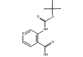3-TERT-BUTOXYCARBONYLAMINO-ISONICOTINICACID structure, CAS 179024-65-8