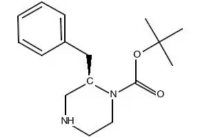 (R)-1-Boc-2-Benzylpiperazine structure, CAS 947684-78-8
