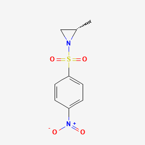 (S)-2-Methyl-1-(4-nitrobenzenesulfonyl)aziridine structure, CAS 374783-78-5