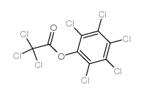 TCA-O-PCPTrichloroaceticacidpentachlorophenylester structure, CAS 2879-60-9