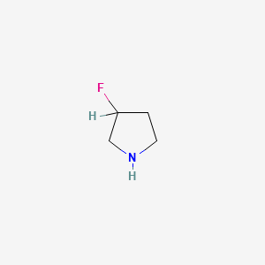 3-Fluoropyrrolidinehydrochloride structure, CAS 116574-74-4