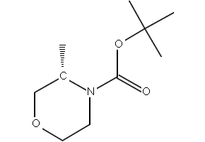 (S)-N-Boc-3-methylmorpholin structure, CAS 1022094-01-4