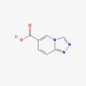 [1,2,4]Triazolo[4,3-a]pyridine-6-carboxylicacid structure, CAS 933708-92-0