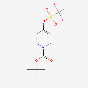 tert-Butyl4-(trifluoromethylsulfonyloxy)-5,6-dihydropyridine-1(2H)-carboxylate structure, CAS 138647-49-1
