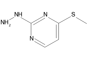 1-(4-(methylthio)pyrimidin-2-yl)hydrazine structure, CAS 946860-07-7