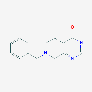 7-Benzyl-5,6,7,8-tetrahydropyrido[3,4-d]pyrimidin-4(4aH)-one structure, CAS 1053656-41-9