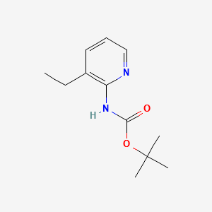 N-Boc-3-ethylpyridin-2-amine structure, CAS 149489-03-2