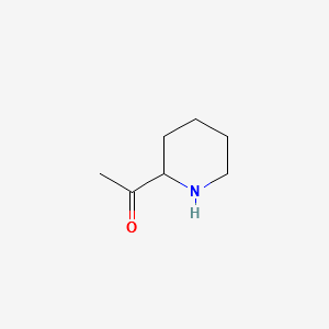 1-Piperidin-2-yl-ethanone structure, CAS 97073-22-8