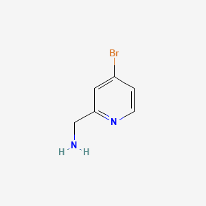 (4-Bromopyridin-2-yl)methanamine structure, CAS 865156-50-9