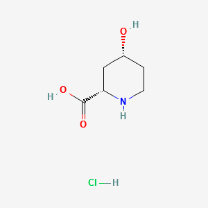 (2S,4R)-4-hydroxypiperidine-2-carboxylicacid,hydrochloride structure, CAS 1032237-00-5