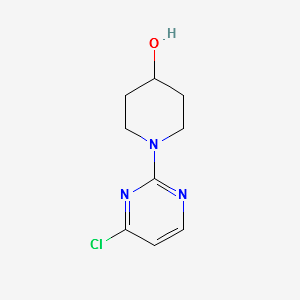 1-(4-Chloropyrimidin-2-yl)-4-piperidinol structure, CAS 916791-08-7