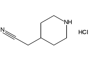 2-(Piperidin-4-yl)acetonitrile,hydrochloride structure, CAS 153566-98-4