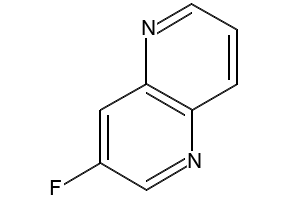 3-fluoro-1,5-naphthyridine structure, CAS 959617-74-4