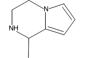 1,2,3,4-Tetrahydro-1-methylpyrrolo[1,2-a]pyrazine structure, CAS 73627-18-6