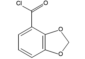 1,3-Benzodioxole4-carbonylchloride structure, CAS 66411-55-0
