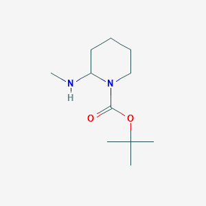 1-N-Boc-2-N-Methyl-aminomethylpiperidine structure, CAS 783325-29-1