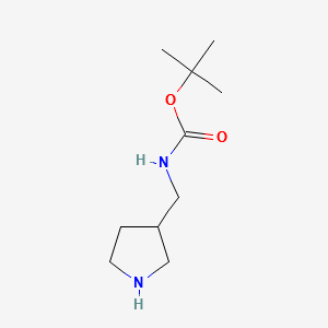 3-Bocaminomethylpyrrolidine structure, CAS 149366-79-0